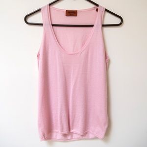 MISSONI pink cashmere & silk sweater